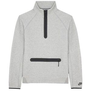 NWT Nike Sportswear Tech Fleece 1/2 Zip Sweatshirt Grey Small